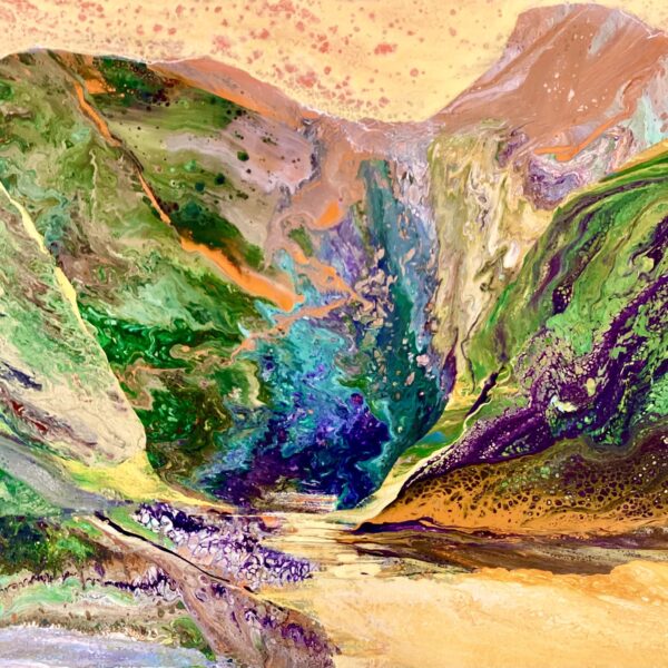 Serendipity #5 by Parvin — Watercolor — JG Art Gallery