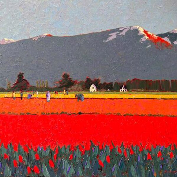 April Bloom by Alfred Currier — Oil on Canvas — JG Art Gallery