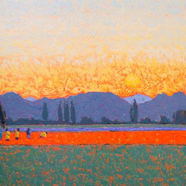 Sunburst by Alfred Currier — Oil on Canvas — JG Art Gallery