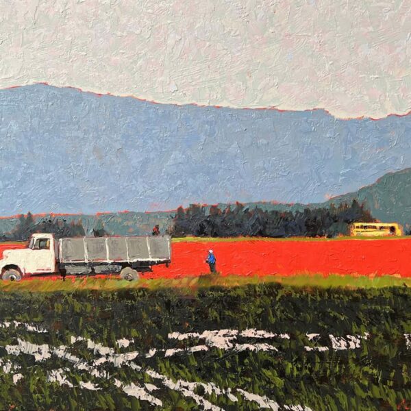 Tracks by Alfred Currier — Oil on Canvas — JG Art Gallery