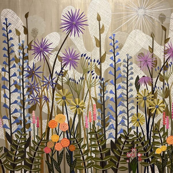 The Earth Laughs Flowers by Amy Ferron — Acrylic on Canvas — JG Art Gallery