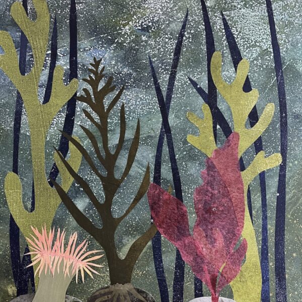 Tidal Dreams by Amy Ferron — Mixed Media - Acrylic and Watercolor on Paper — JG Art Gallery