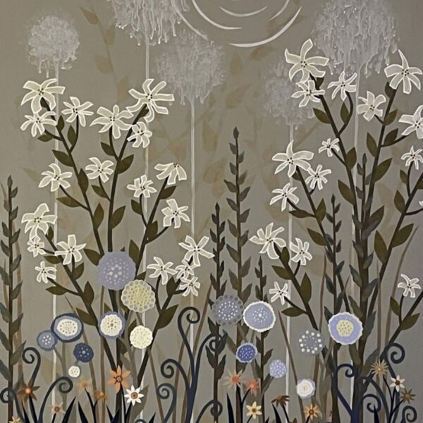 Under A Silver Sun by Amy Ferron — Acrylic on Canvas — JG Art Gallery