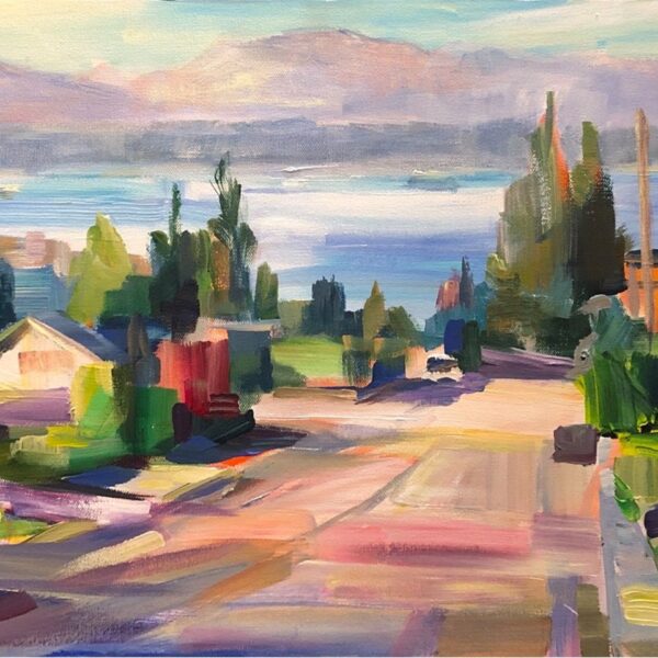 Ferry Land No.4 by Brooke Borcherding — Oil on Canvas — JG Art Gallery