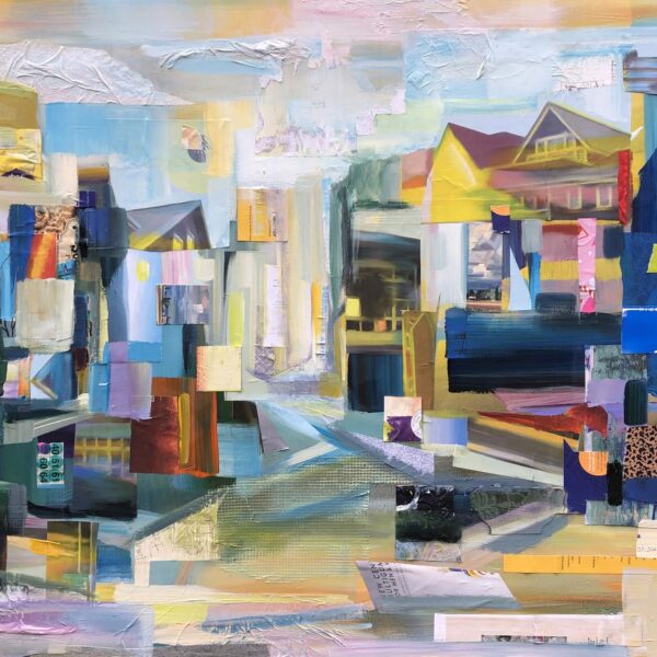 Urban Essence by Brooke Borcherding — Mixed Media, Digital Collage — JG Art Gallery