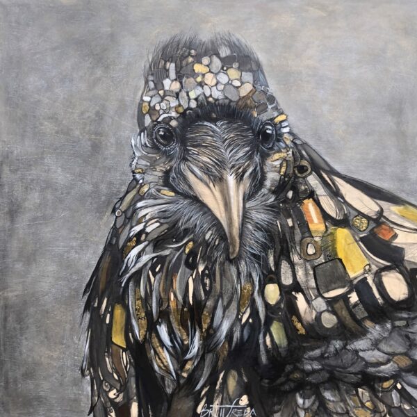 Raven Brings the Light by Britt Freda — Oil on Canvas — JG Art Gallery