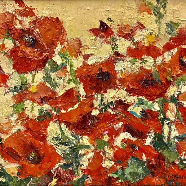 Poppies by Diane Ainsworth — Oil on Canvas — JG Art Gallery