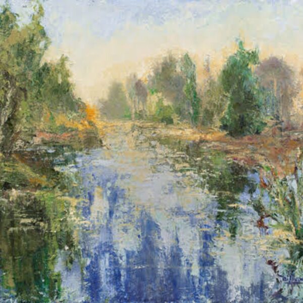 Summer Pond at Dawn by Diane Ainsworth — Oil on Canvas — JG Art Gallery