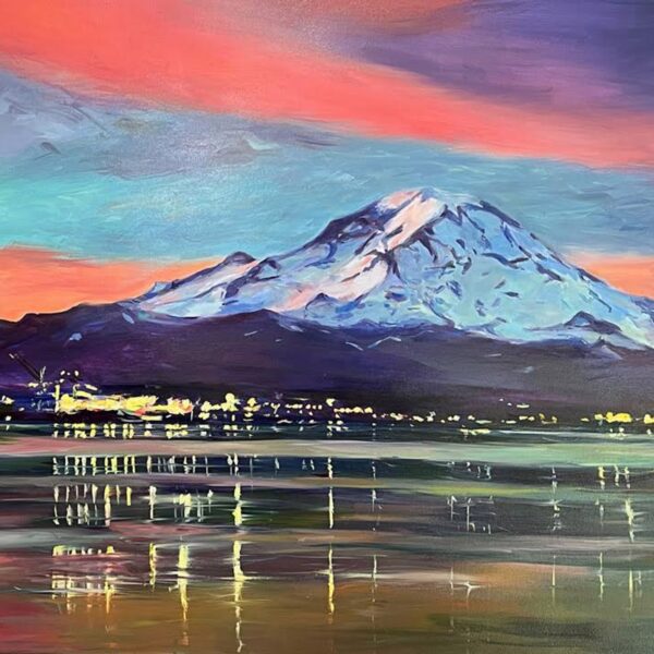 Looming by Pam Ingalls — Oil on Canvas — JG Art Gallery