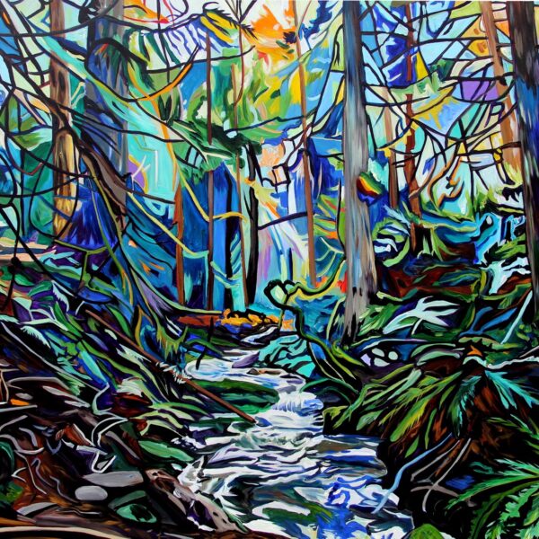 The Path Along Duck Creek by Taralee Guild — Digital Painting / Giclee Print — JG Art Gallery
