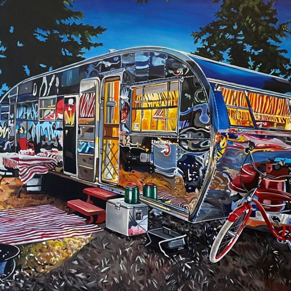 Sleepy Spartanettes by Taralee Guild — Acrylic on Canvas — JG Art Gallery