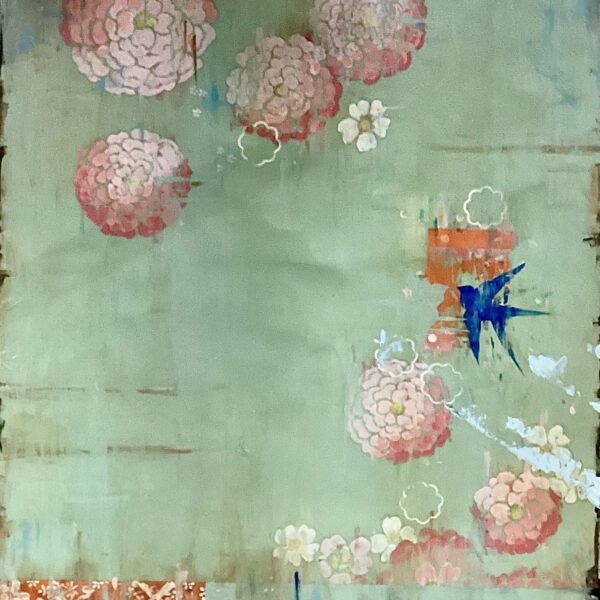 Garden Dance by Kathe Fraga — Mixed Media on Paper — JG Art Gallery