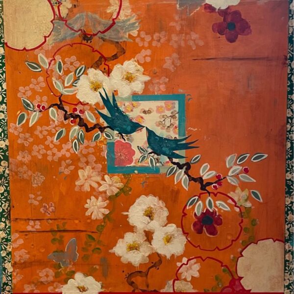 Love Notes by Kathe Fraga — Mixed Media on Wood Panel — JG Art Gallery