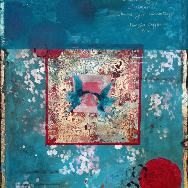 Love Poem by Kathe Fraga — Mixed Media on Canvas — JG Art Gallery