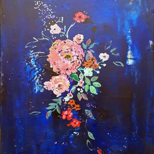 Midnight Silk Kimono by Kathe Fraga — Oil on Canvas — JG Art Gallery