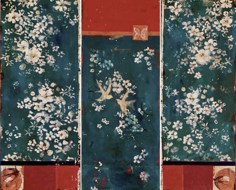 Paris Court (Triptych) by Kathe Fraga