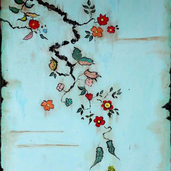 The Scent of Wild Flowers, A Soft Summer Breeze by Kathe Fraga — Mixed Media on Paper — JG Art Gallery