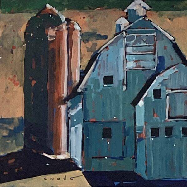 Cw Backlight With Teal Shadows — JG Art Gallery