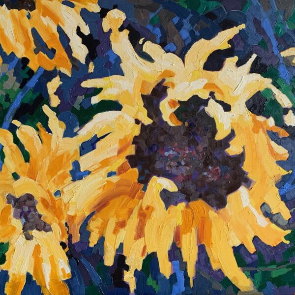 Sunflower by Teresa Smith — Oil on Canvas — JG Art Gallery