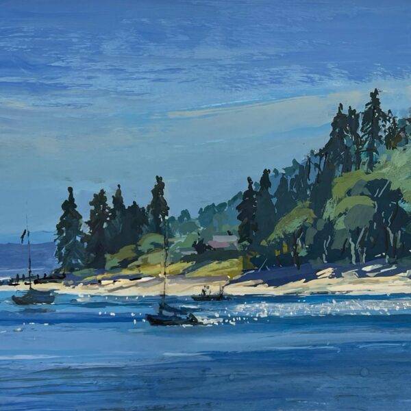 View Of Monroe Drive Spit 7.5x10.5 Fr9x12 600 — JG Art Gallery