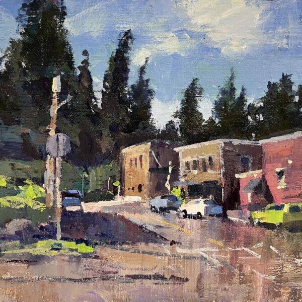 Rolling Bay Street View   10 X10   Acrylic   550 24 — JG Art Gallery