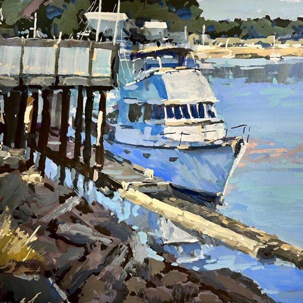 Sunday Port Stop 8x9 — JG Art Gallery