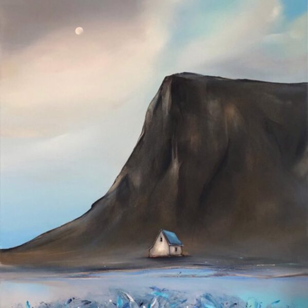 Leaf on the Mountain by Marketa Sivek — Oil on Canvas — JG Art Gallery