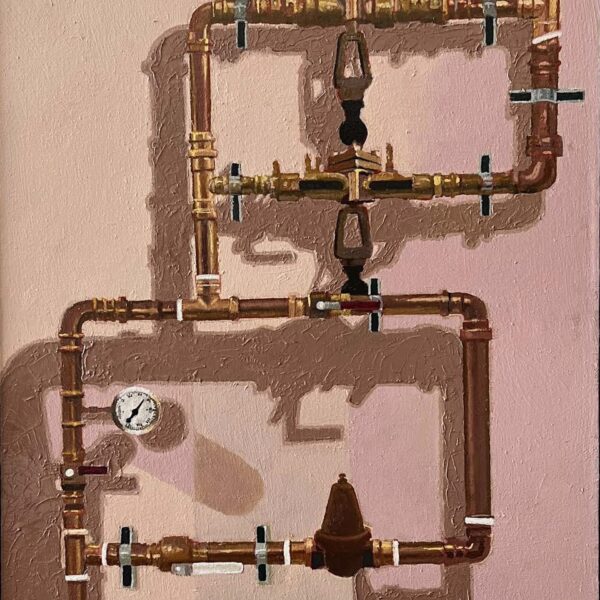 Pp Copper Pipe And Meter — JG Art Gallery
