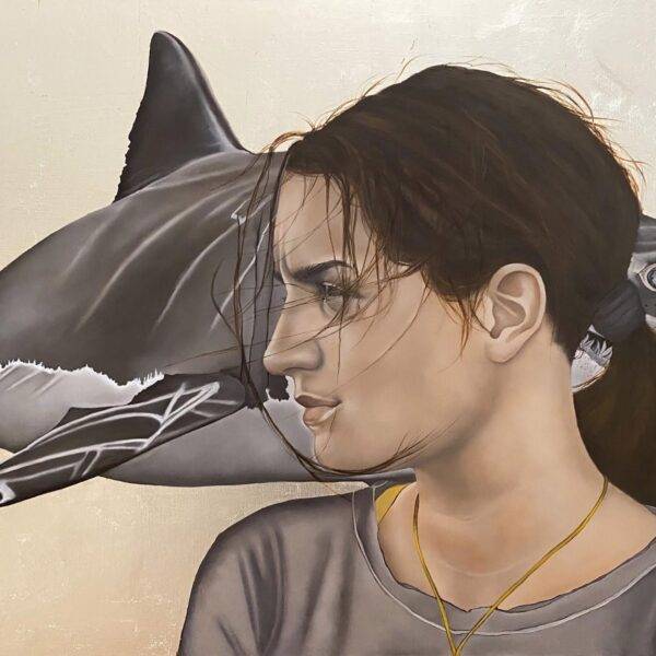 Rj Like A Black Chip Out Of The Water — JG Art Gallery