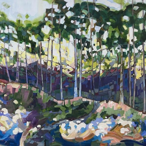 A Walk In The Park by Teresa Smith — Oil on Canvas — JG Art Gallery