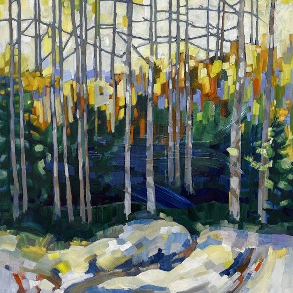 Last Of The Color by Teresa Smith — Oil on Canvas — JG Art Gallery