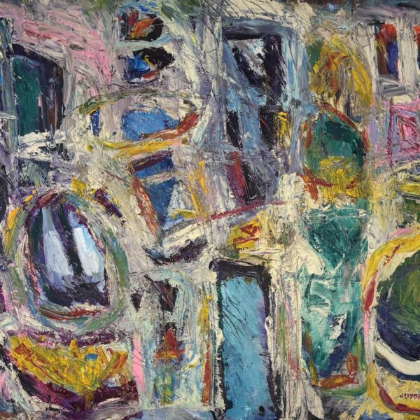 Pool Side by Peter Juvonen — Oil on Canvas — JG Art Gallery