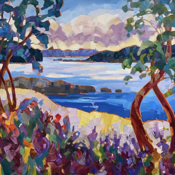 Yellow Island by Teresa Smith — Oil on Canvas — JG Art Gallery