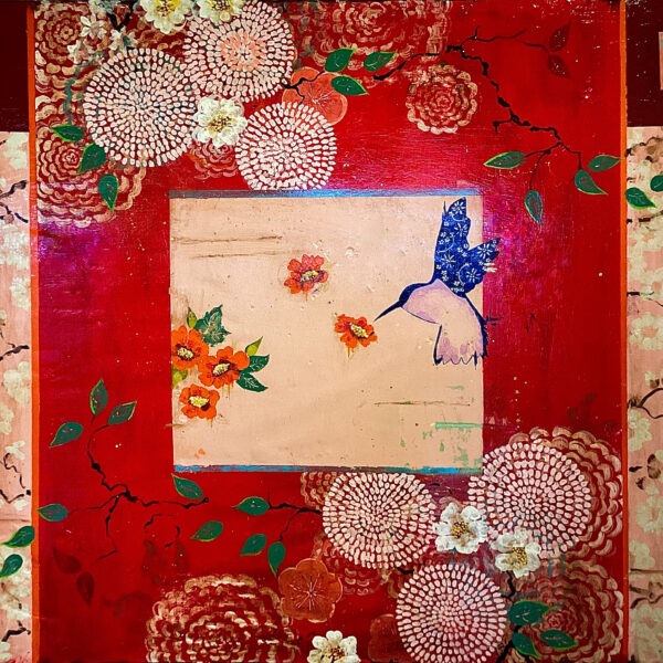 Springtime in Paris by Kathe Fraga — Mixed Media on Wood Panel — JG Art Gallery